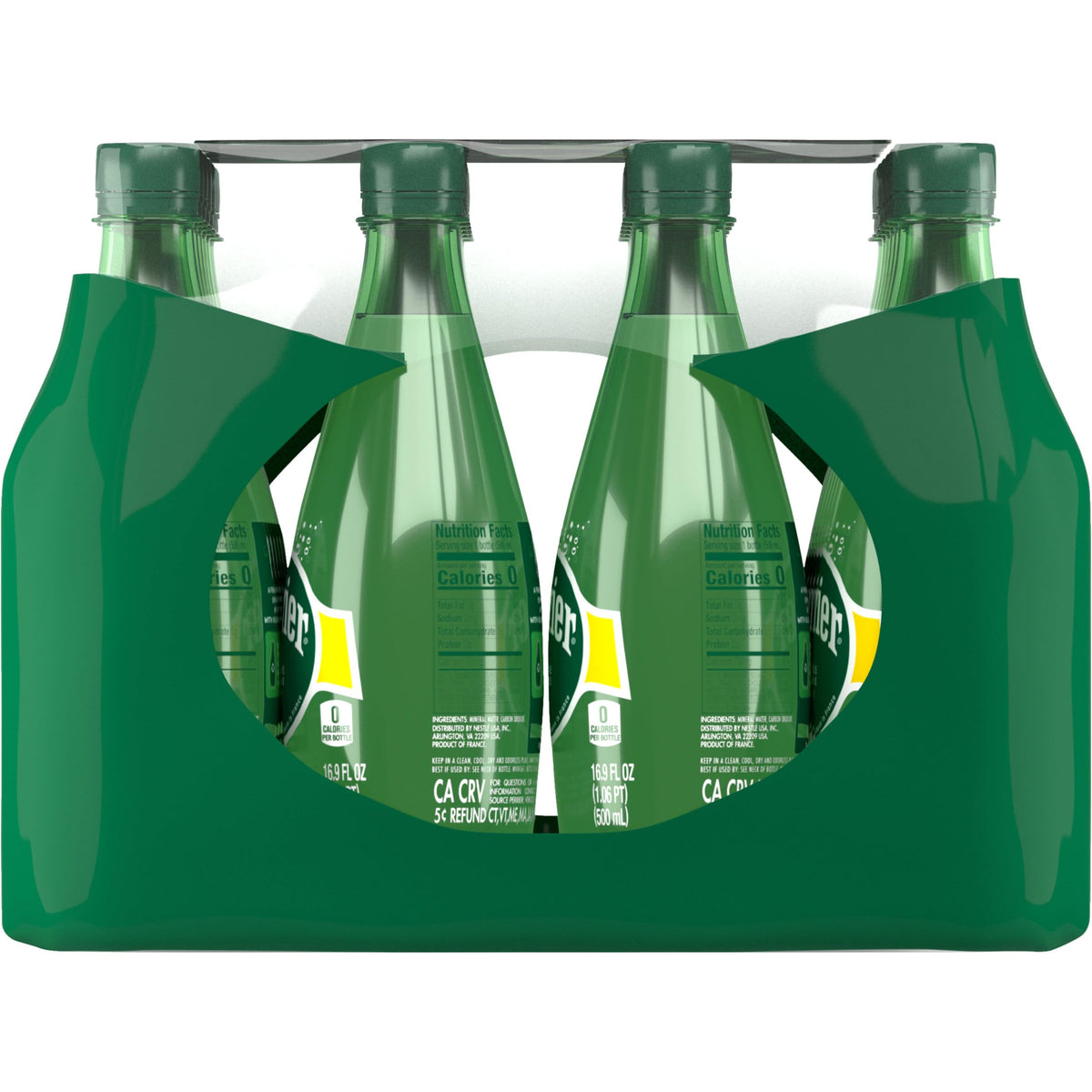 Carbonated Mineral Water Plastic Bottles 16.9 Fl Oz Pack of 24 T8056