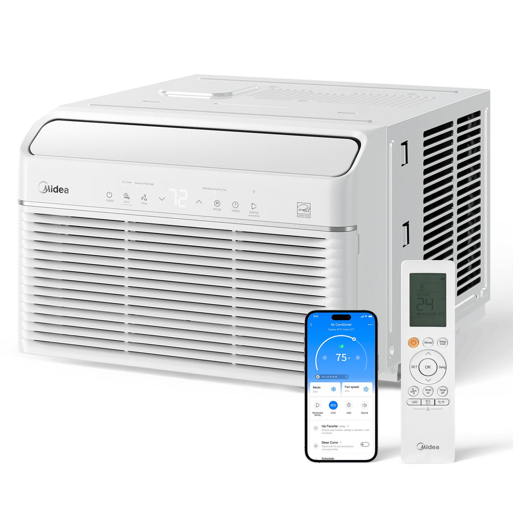 12,000 BTU Smart Inverter Air Conditioner with Heat and Dehumidifier O71002