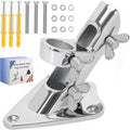 316 Stainless Steel Flag Pole Holder, 2 Position 1 in I814