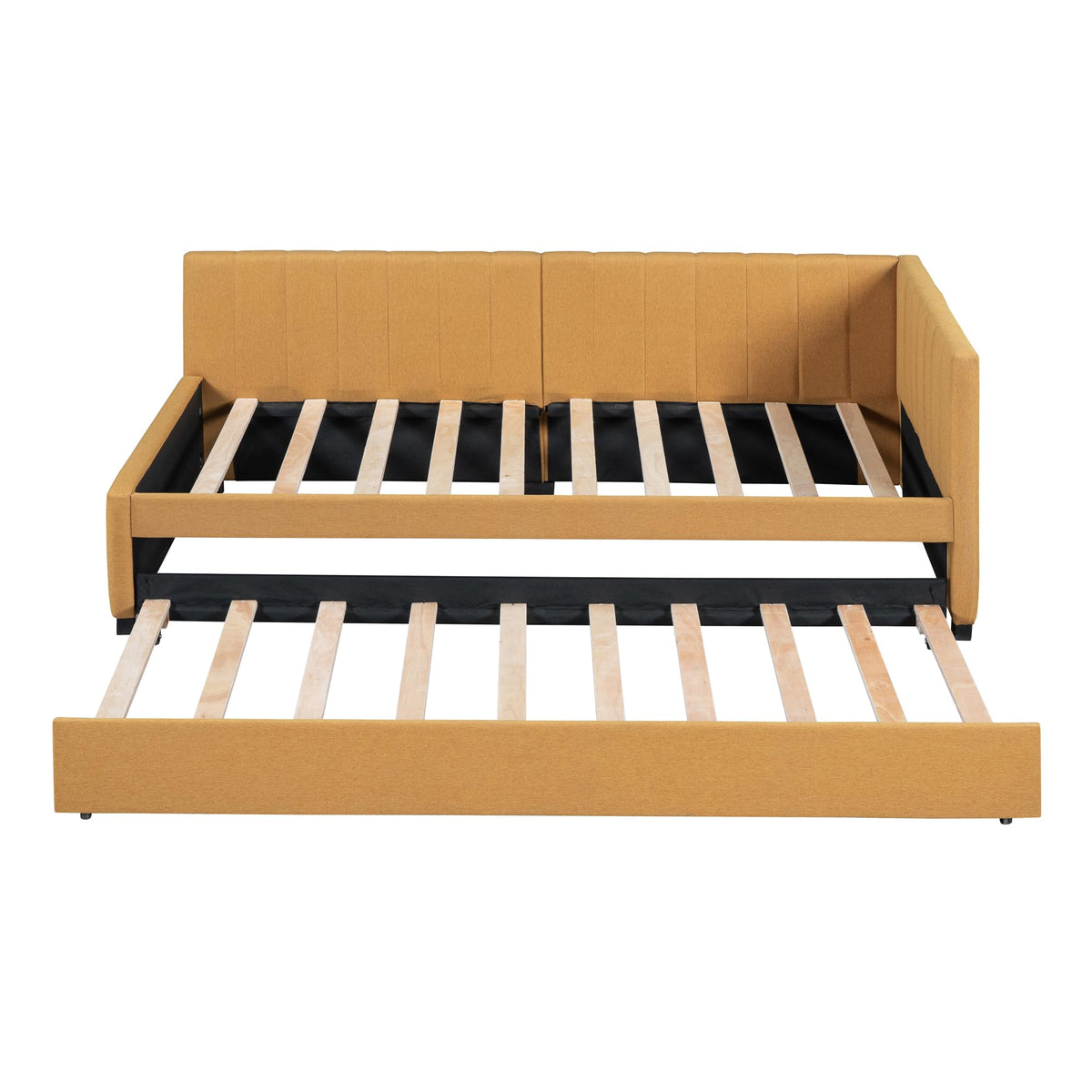 Twin Size Linen Upholstered Daybed with Trundle S545