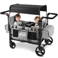 4-in-1 Wagon Stroller with Convertible Seats and Canopy S25919