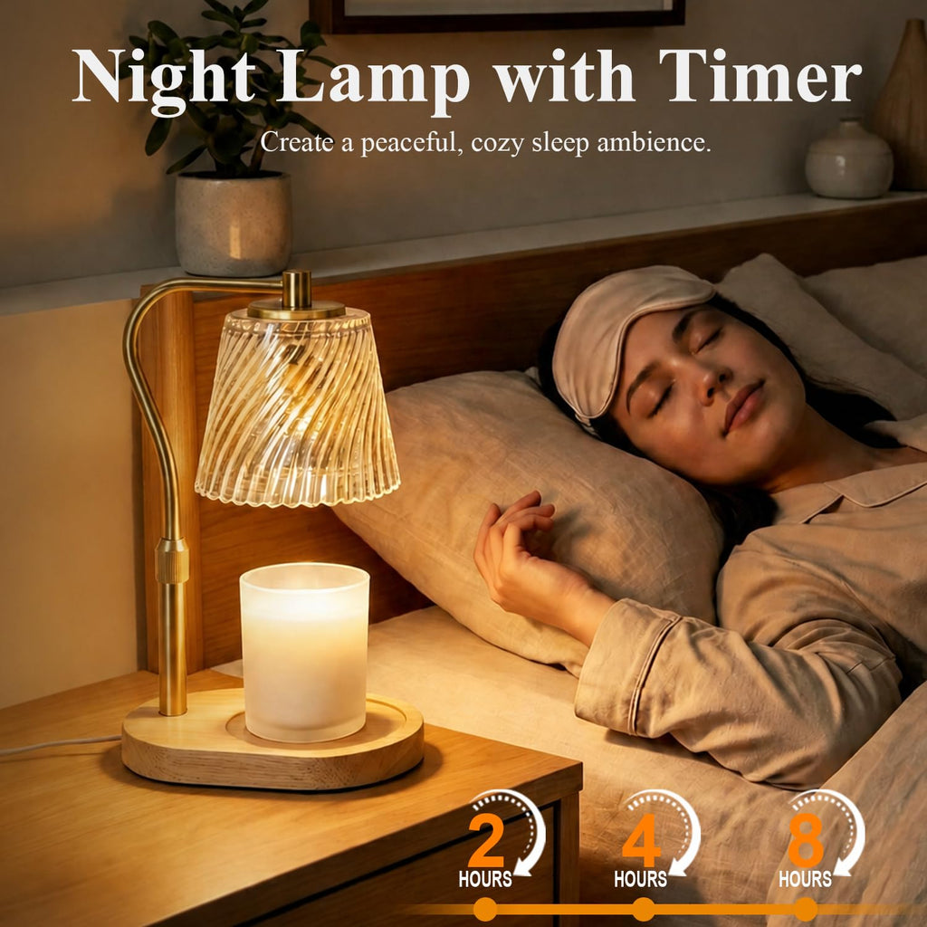 Candle Warmer Lamp with Timer and Dimmable O57431