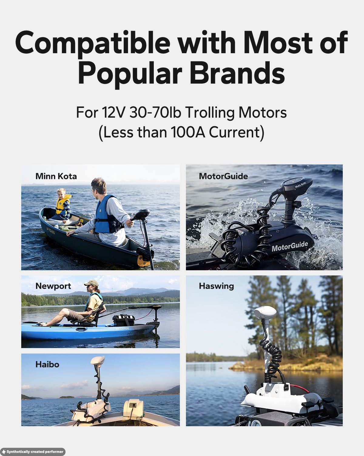12V 100Ah LiFePO4 Trolling Motor Battery S4278