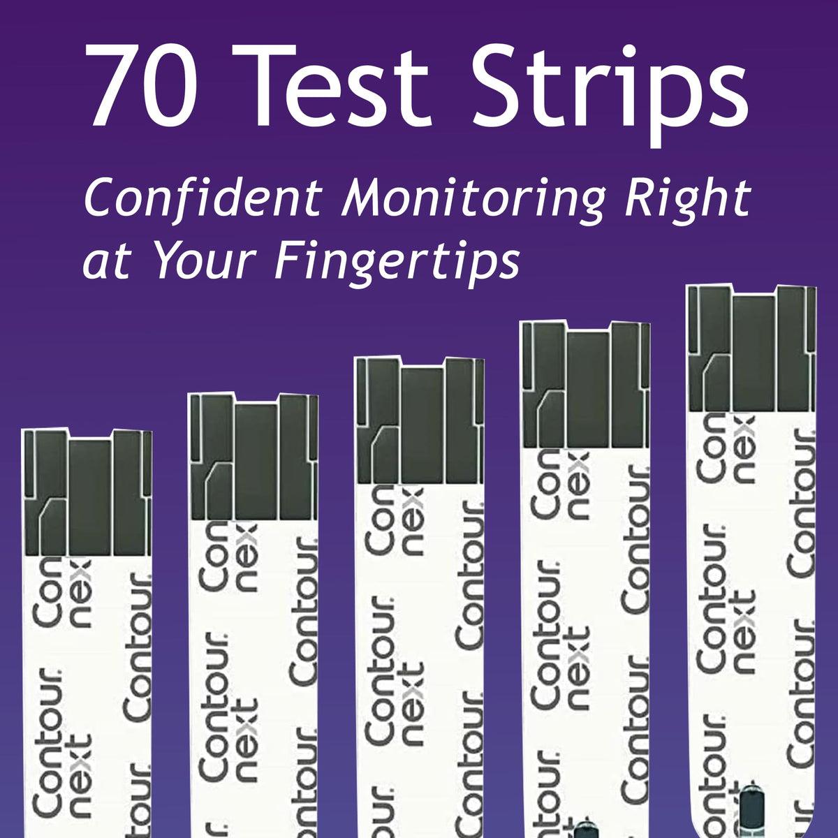 Blood Glucose Test Strips 70 Count O74849
