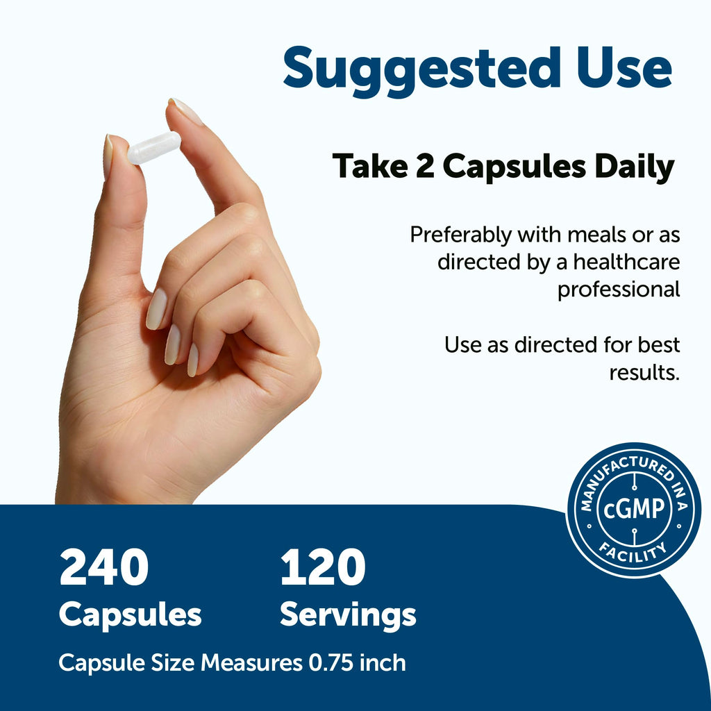 240 Capsules Multivitamin with B Complex & Methylfolate Q9834