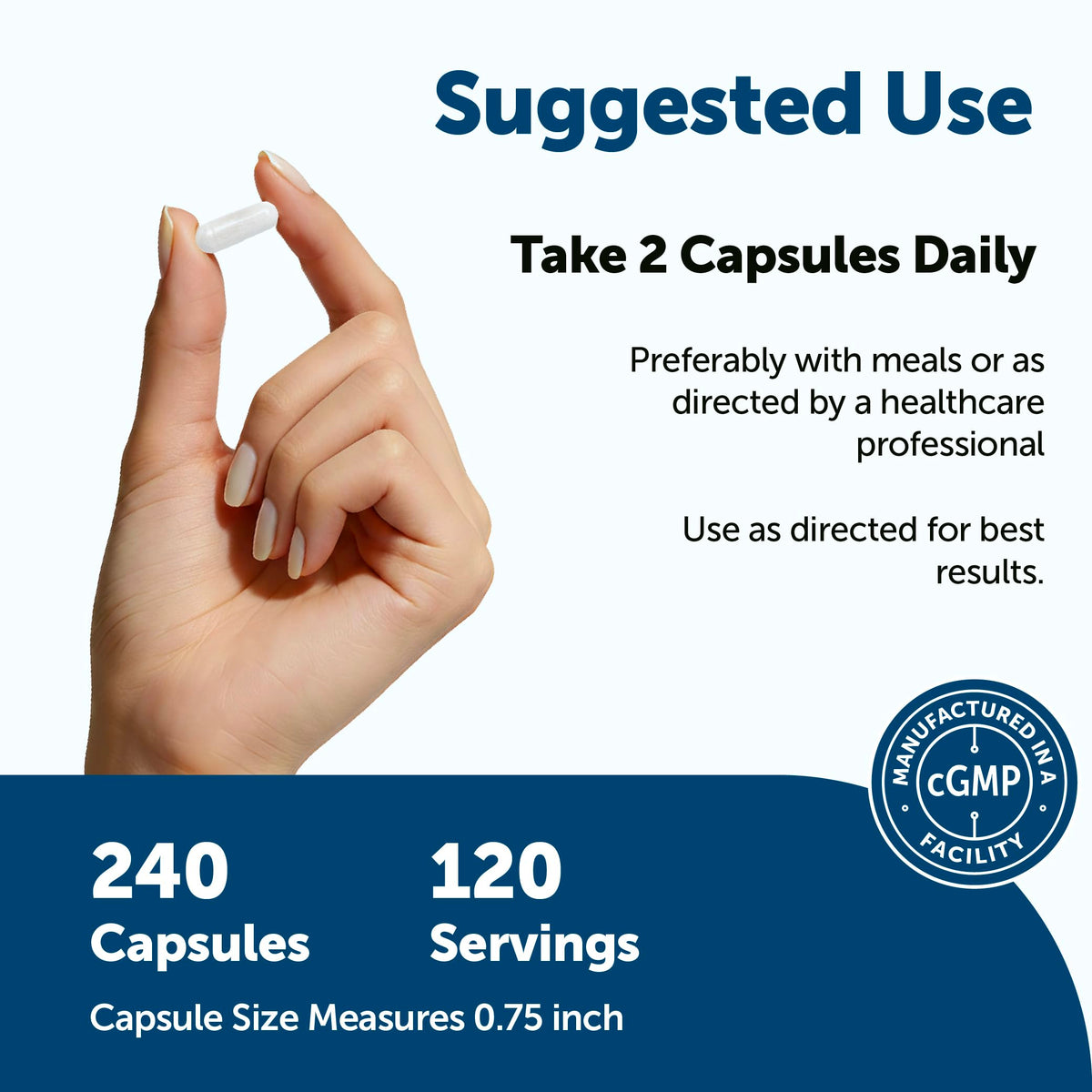 240 Capsules Multivitamin with B Complex & Methylfolate Q9834
