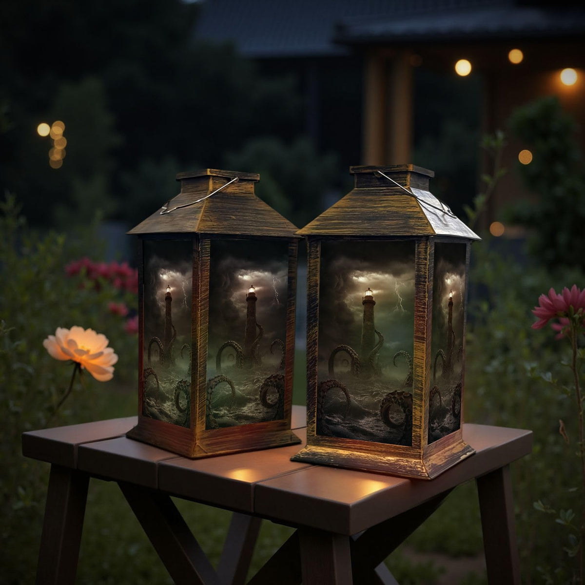 Waterproof Solar Powered Outdoor Hanging Lantern A20085