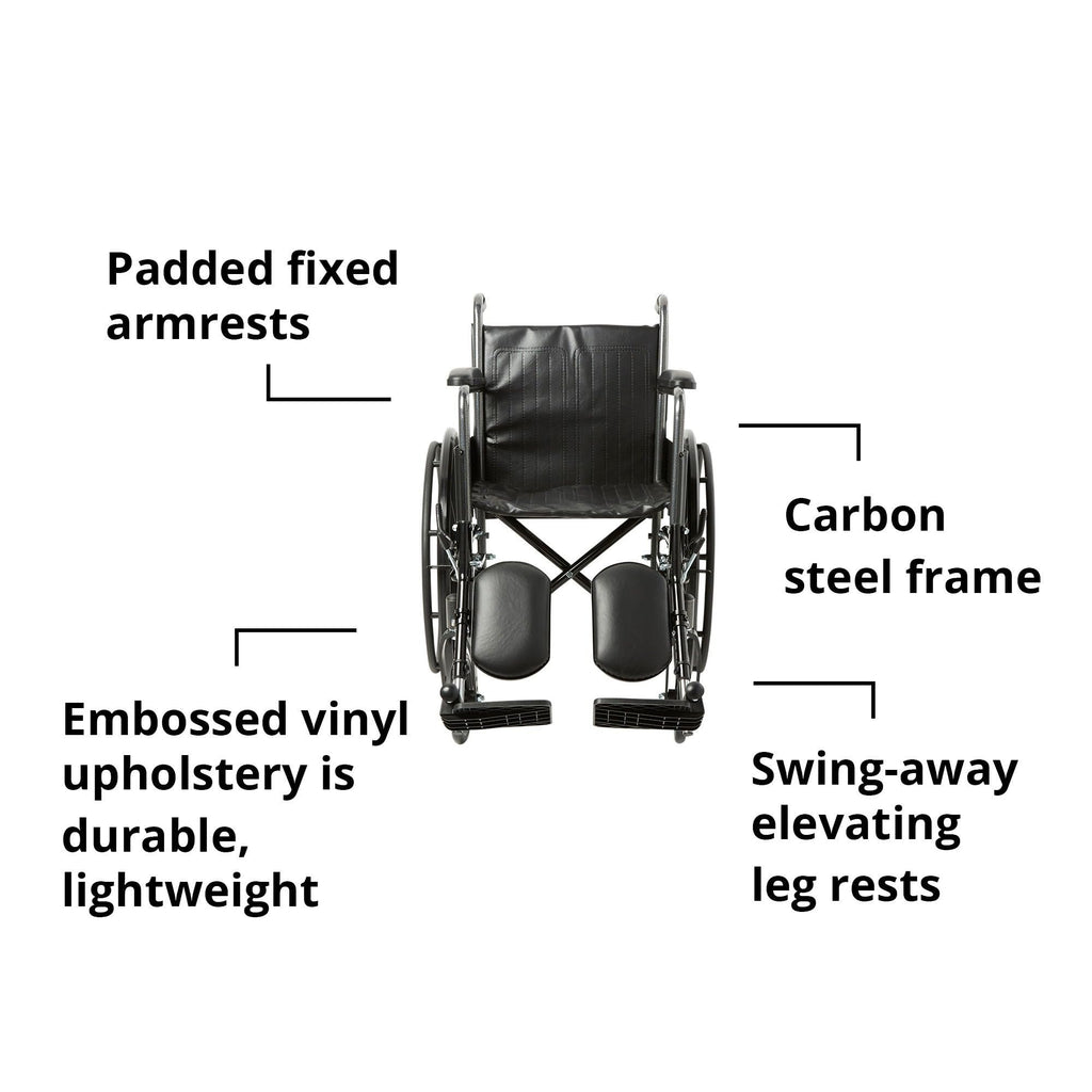 Black 18 in Wheelchair S52648