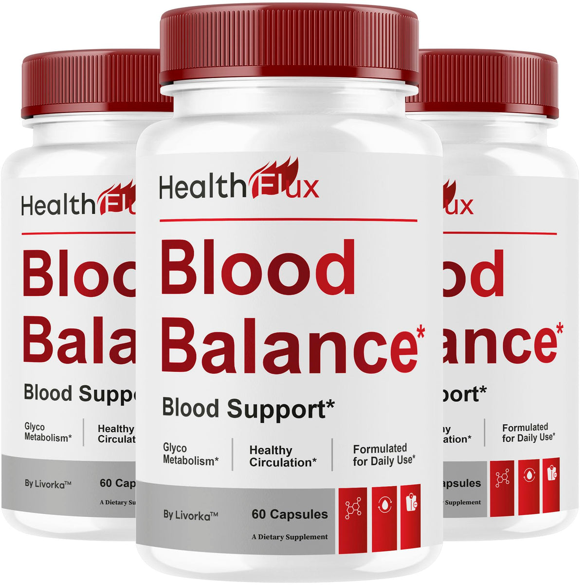 Health Flux Support Supplement Capsules 180 Capsules G121917