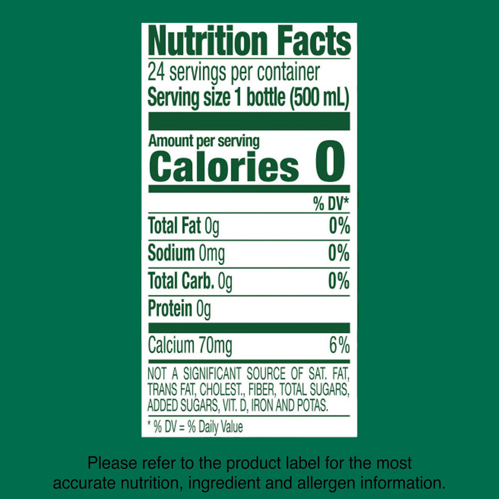 Carbonated Mineral Water Plastic Bottles 16.9 Fl Oz Pack of 24 T8056