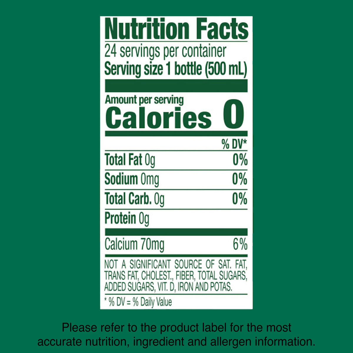 Carbonated Mineral Water Plastic Bottles 16.9 Fl Oz Pack of 24 T8056