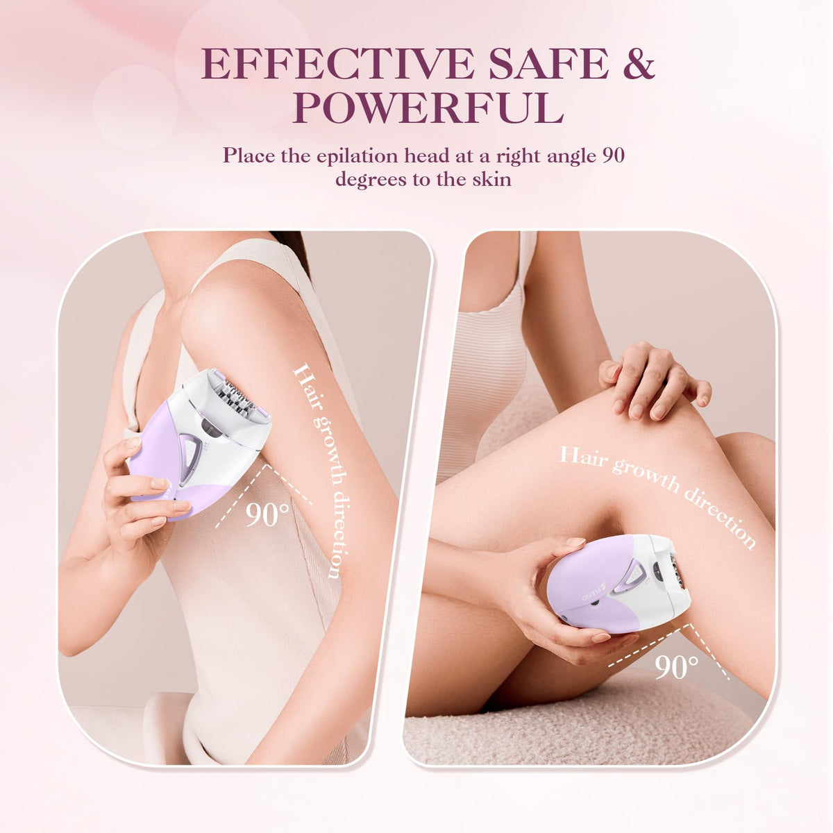 2-Speed Adjustable Epilator with 36 Tweezers A1828