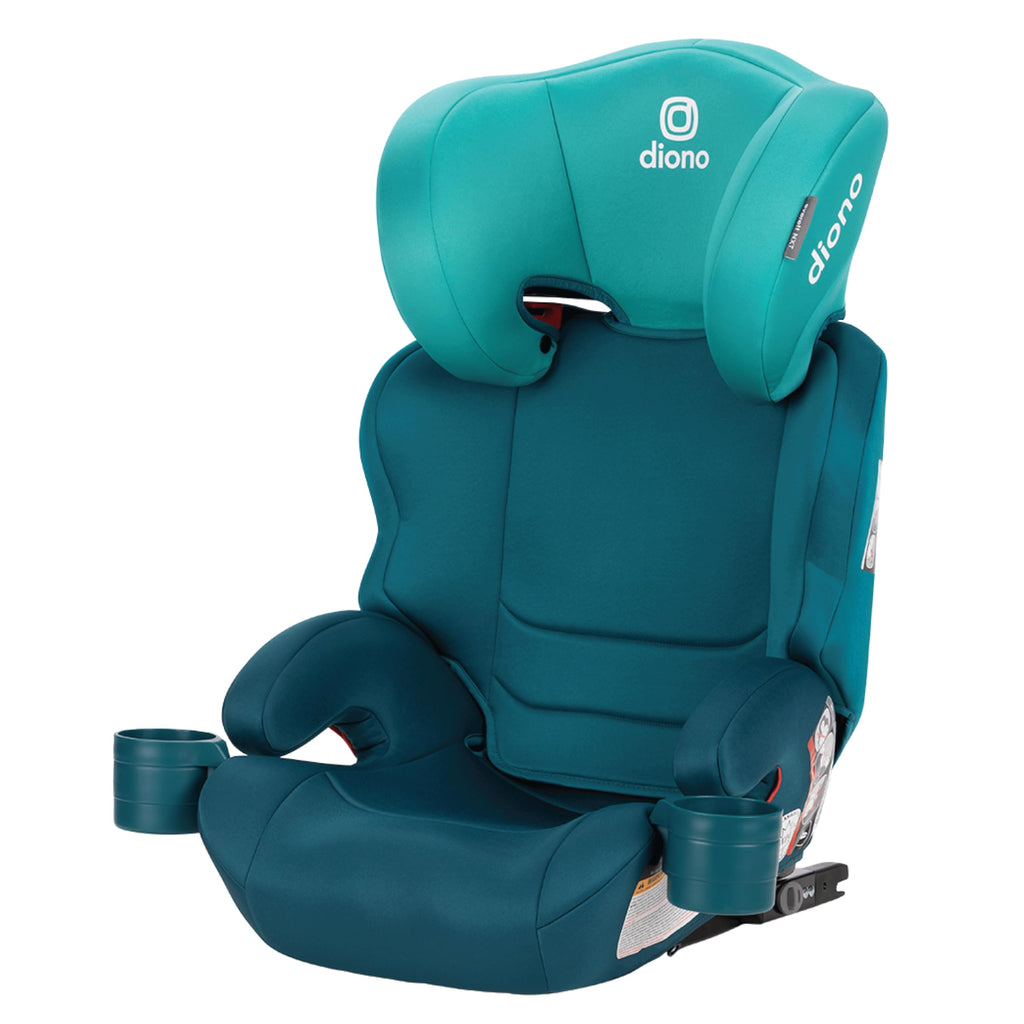 High Back Booster Car Seat with Rigid Latch, Blue T551
