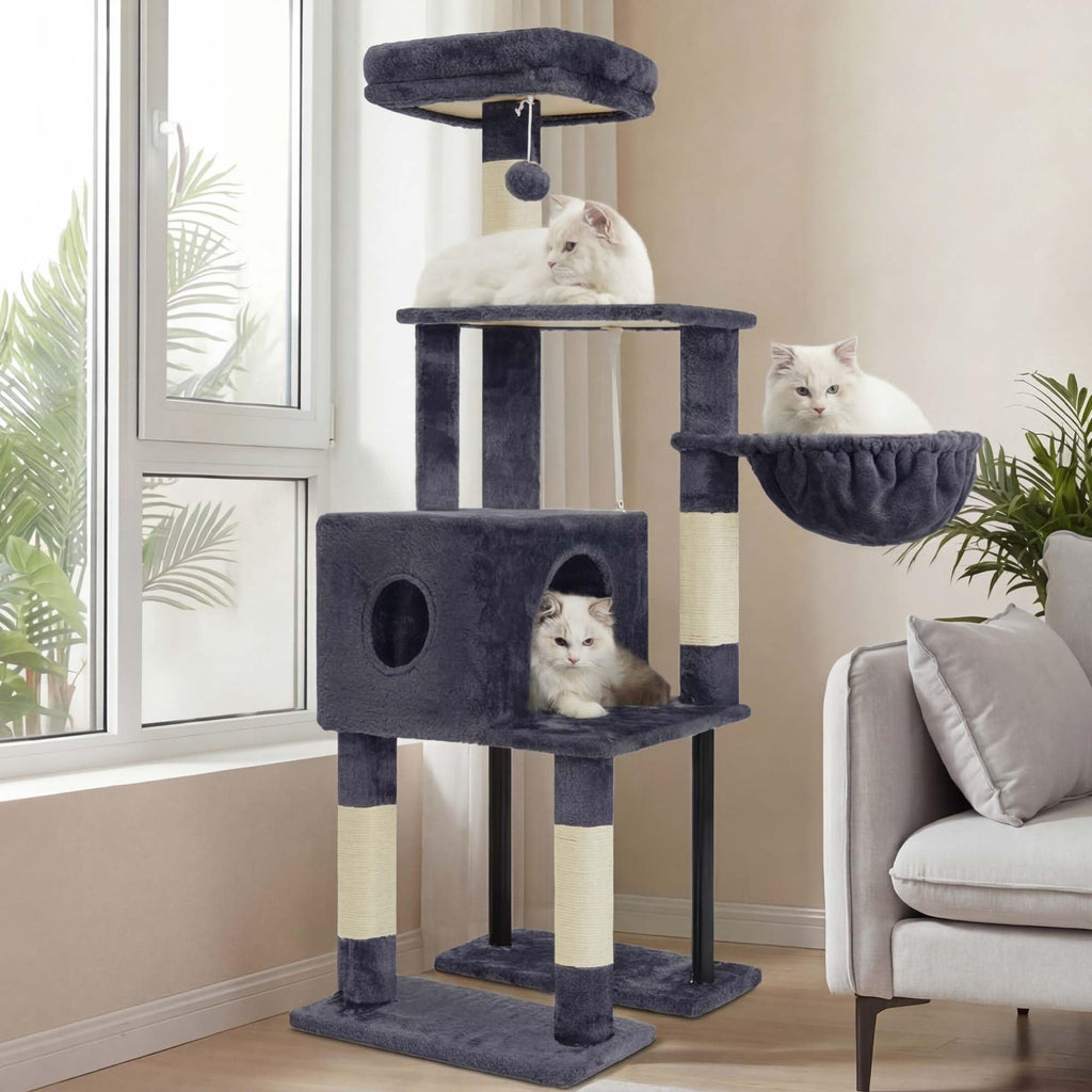 49.2 inch Cat Tree with Toy M886
