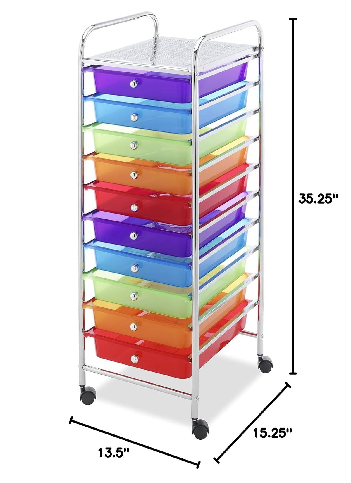 10 Drawer Rolling Craft Storage Cart W85341