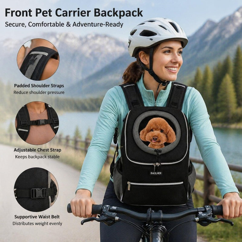 Black Dog Carrier Backpack O7919