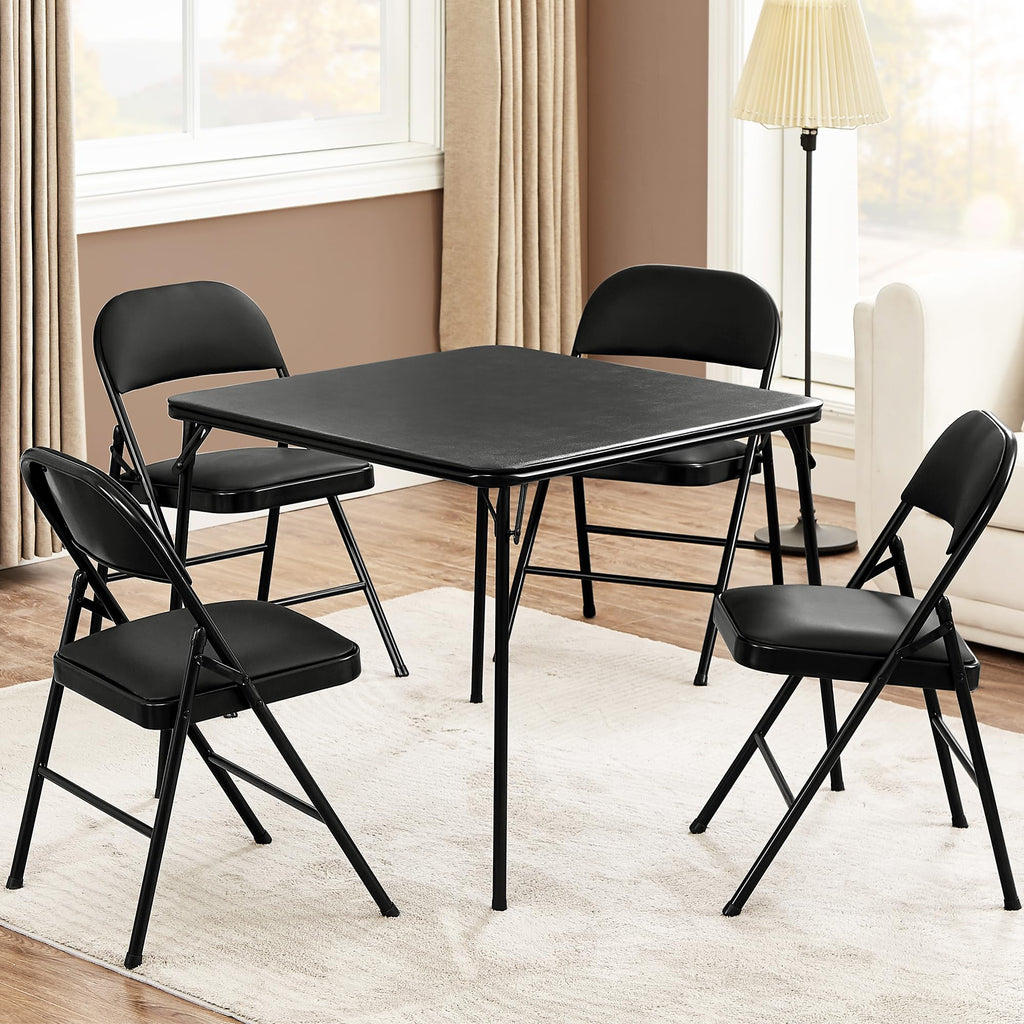 34'' Black Folding Card Table H414