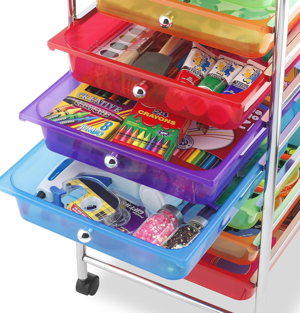 10 Drawer Rolling Craft Storage Cart W85341
