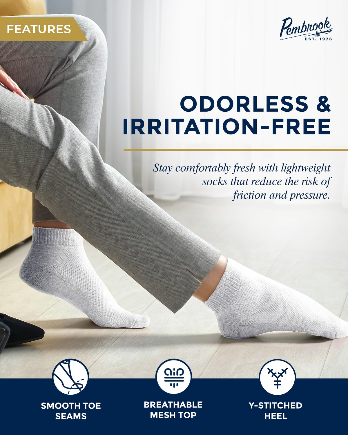 Low Cut Ankle Socks 6 Pairs J5010