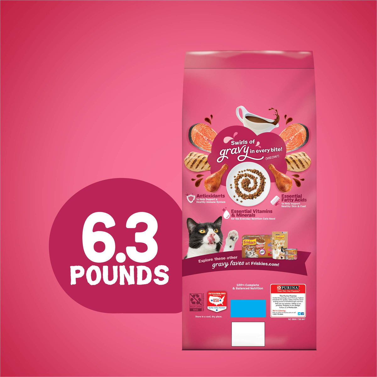 Dry Cat Food 6.3 lb. Bag W365541