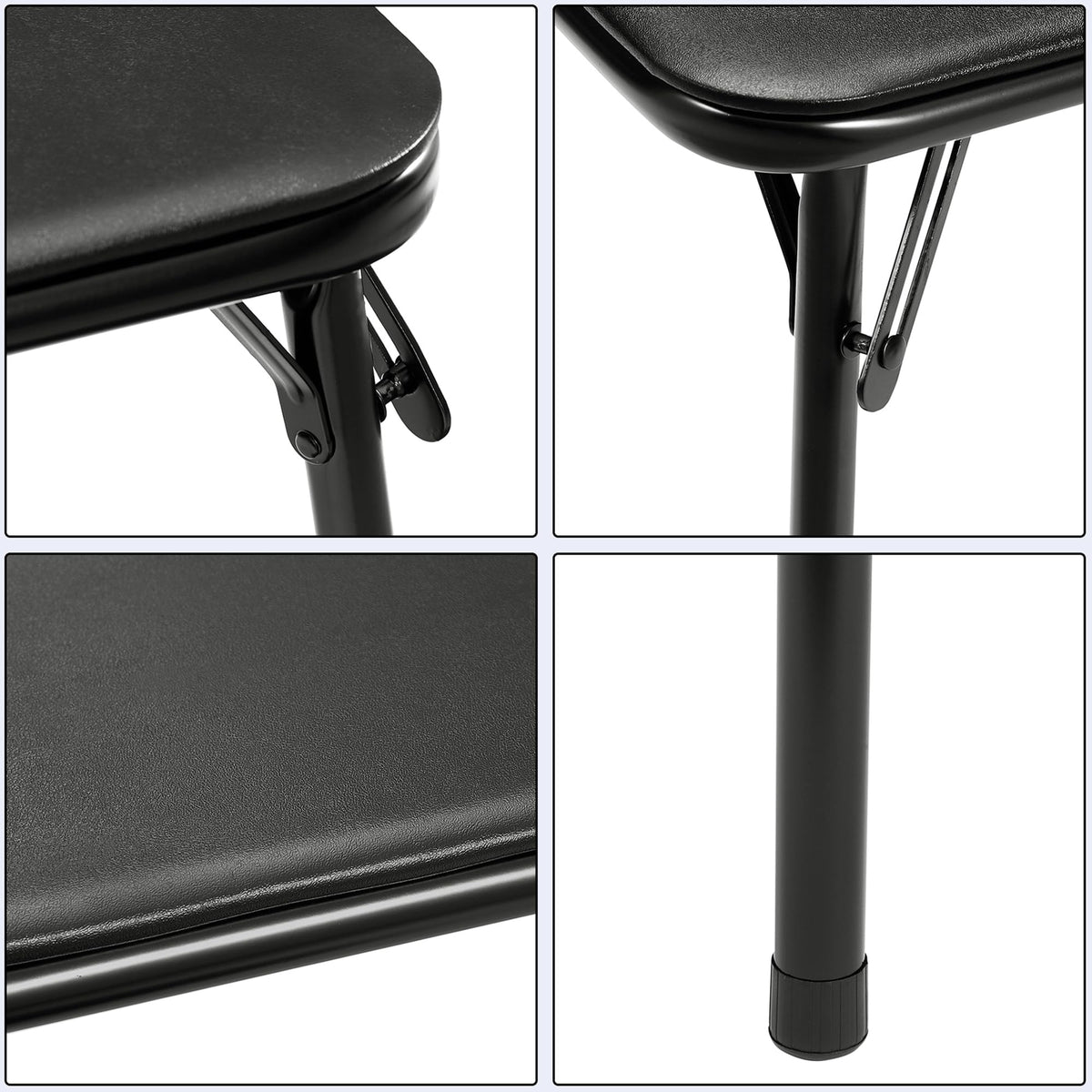 34'' Black Folding Card Table H414
