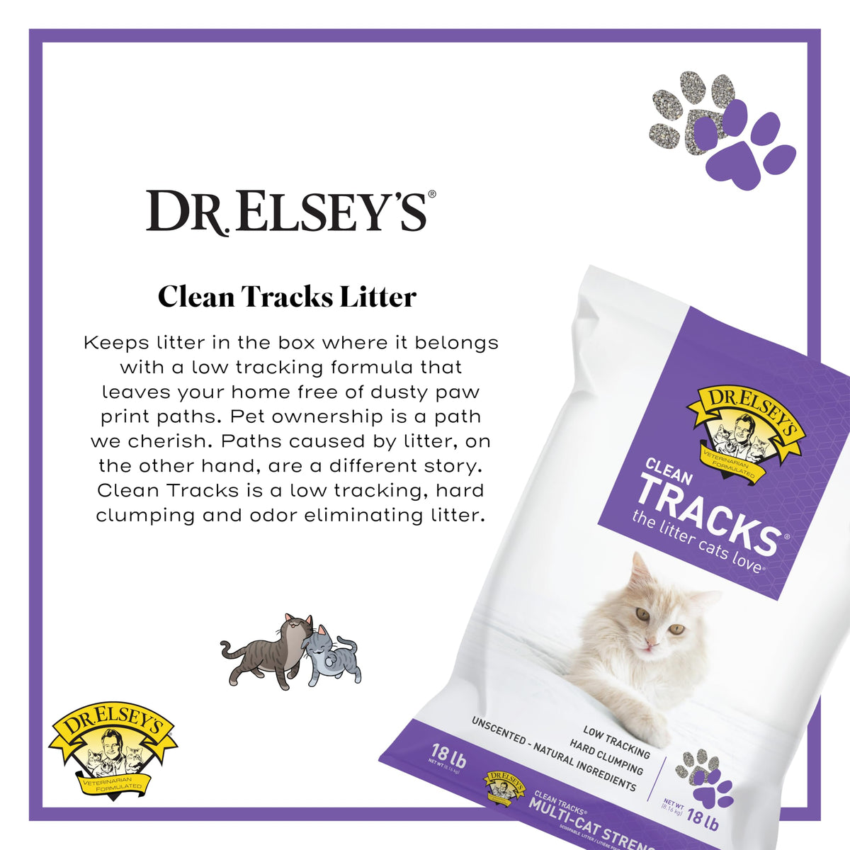 Clumping Clay Cat Litter 18 lb. Bag K21828