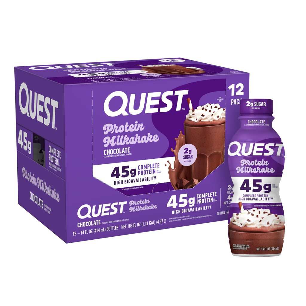 Chocolate Protein Shake, 45g Protein, 12 Count Z613480