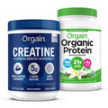 Creatine Monohydrate Powder & Organic Vegan Vanilla Bean Protein Powder Bundle L31653