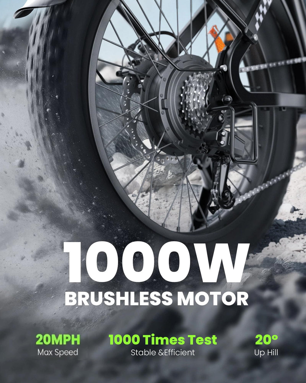 20" Fat Tire Electric Bike S627