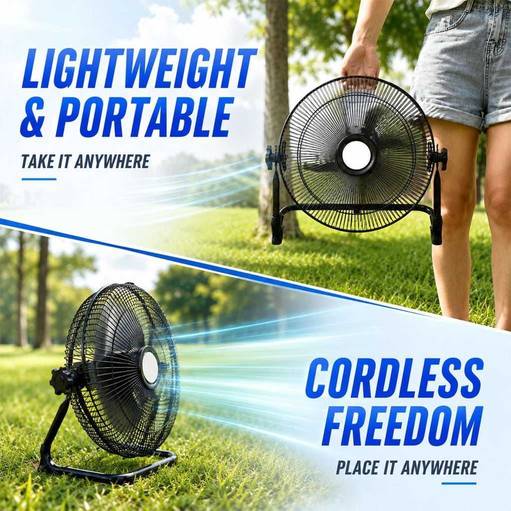 Metal Floor & Box Fan J5111