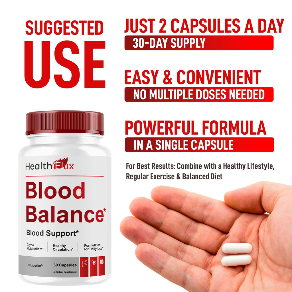 Health Flux Support Supplement Capsules 180 Capsules G121917