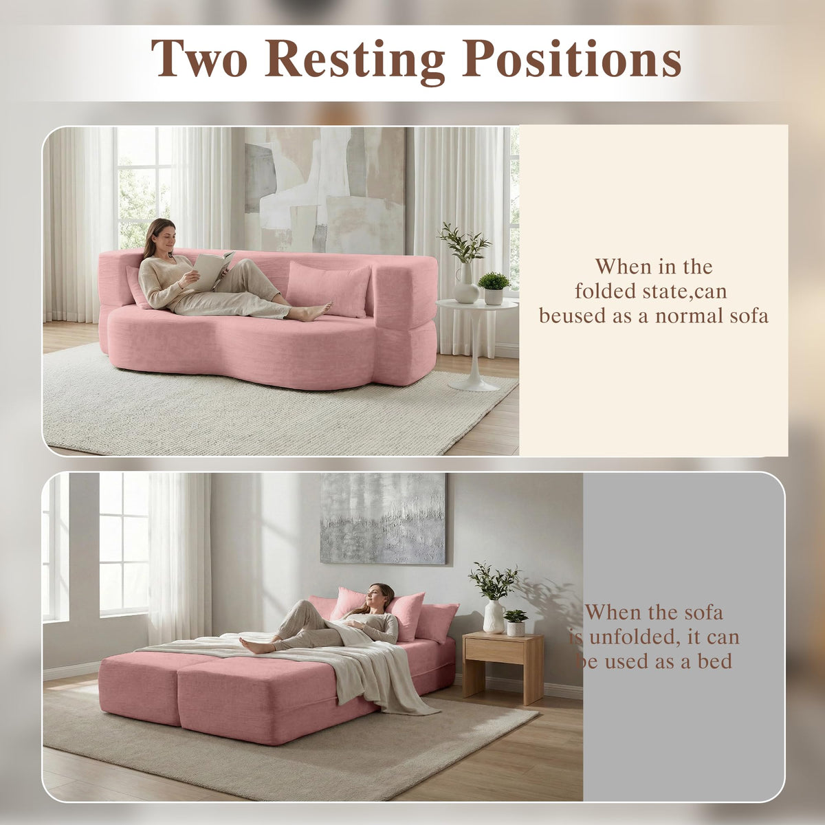 Convertible Sofa Bed E6046