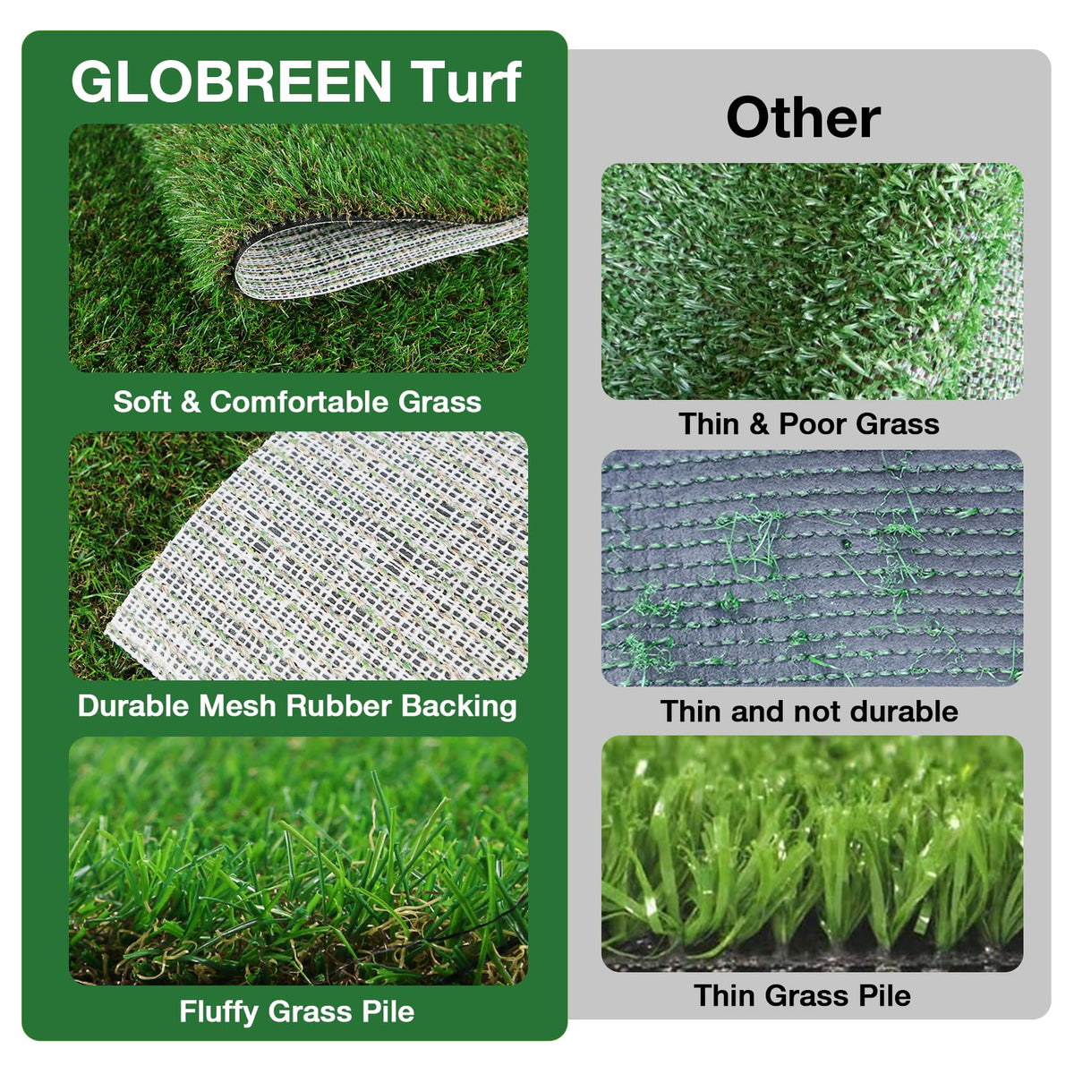Large Artificial Grass 4 FT x 6 FT G9525