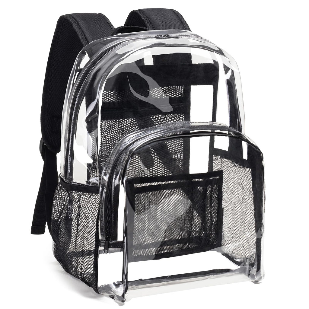 Clear Heavy Duty Black Backpack G66751