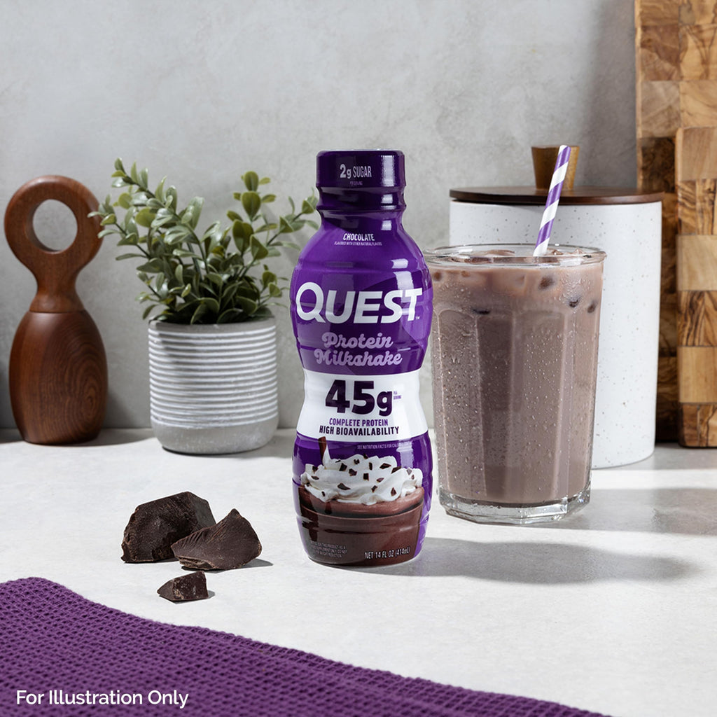 Chocolate Protein Shake, 45g Protein, 12 Count Z613480