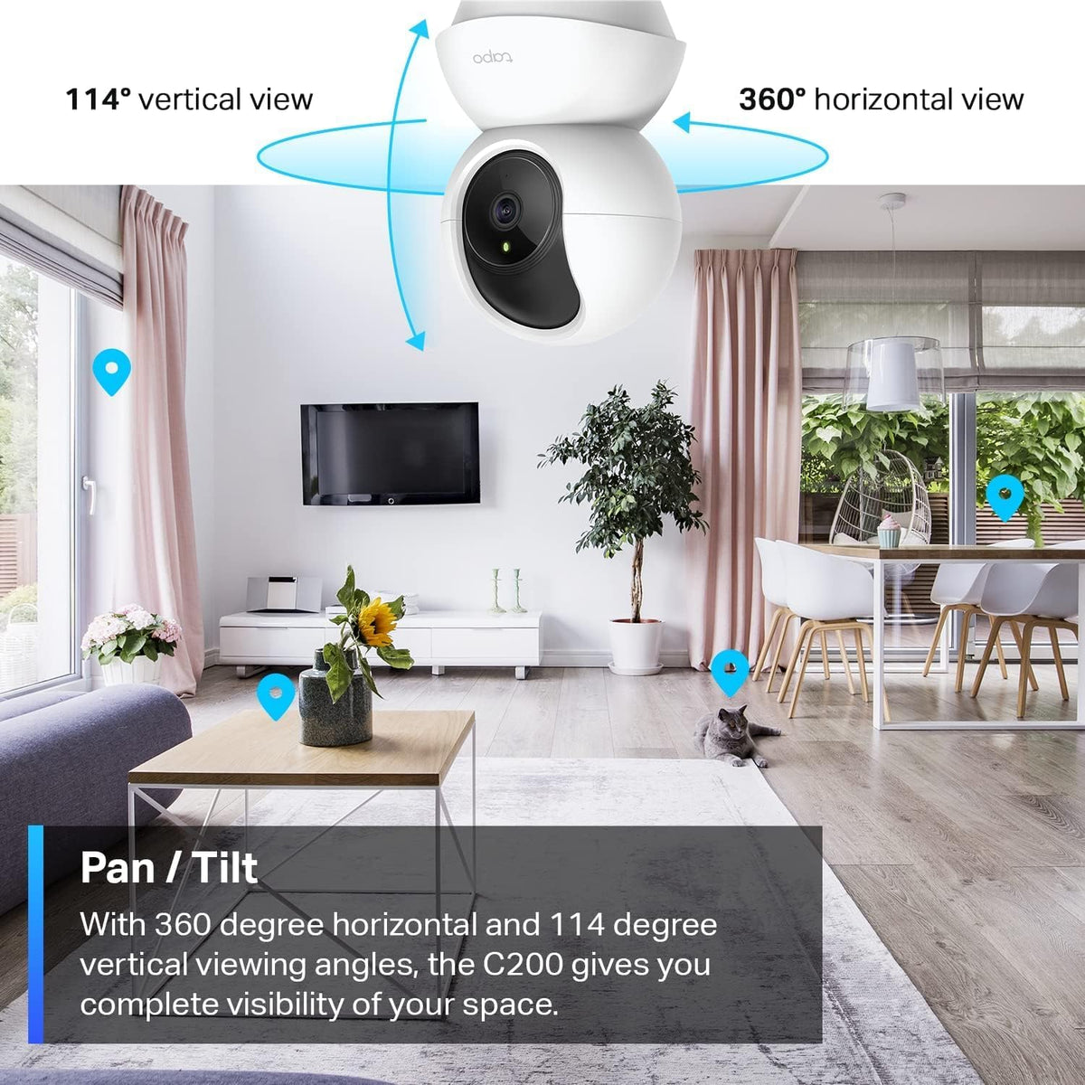 1080p Pan/Tilt Security Camera B396