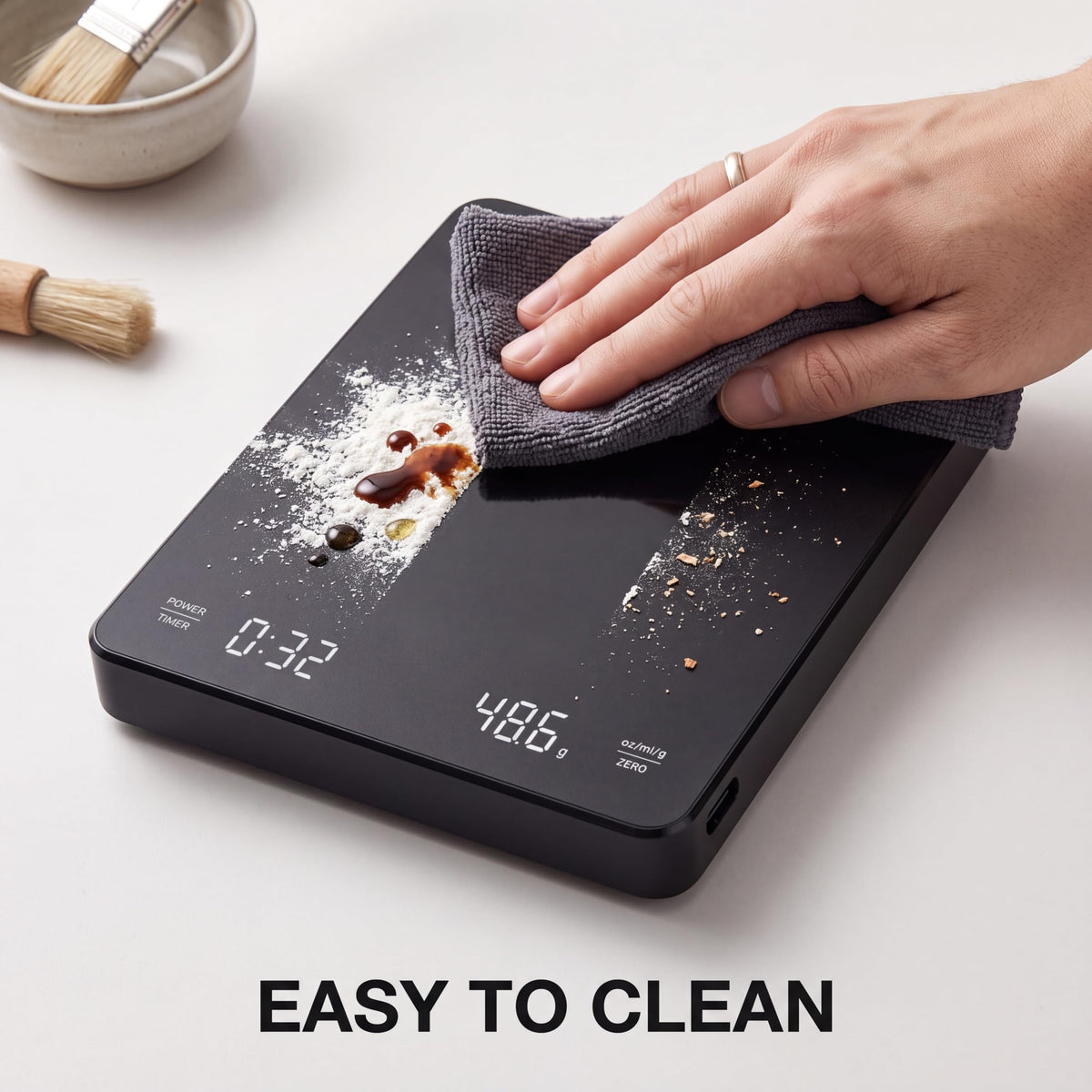 Rechargeable Digital Coffee Scale with Timer S571036