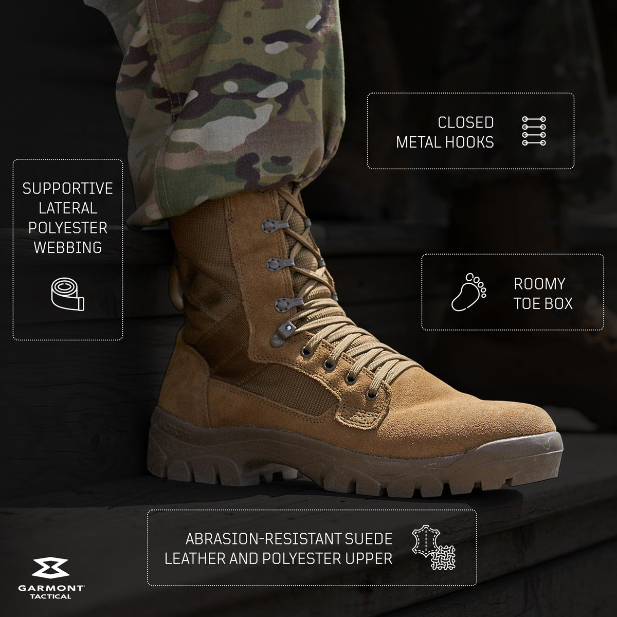 Multi-Terrain Suede Leather Boots W23105
