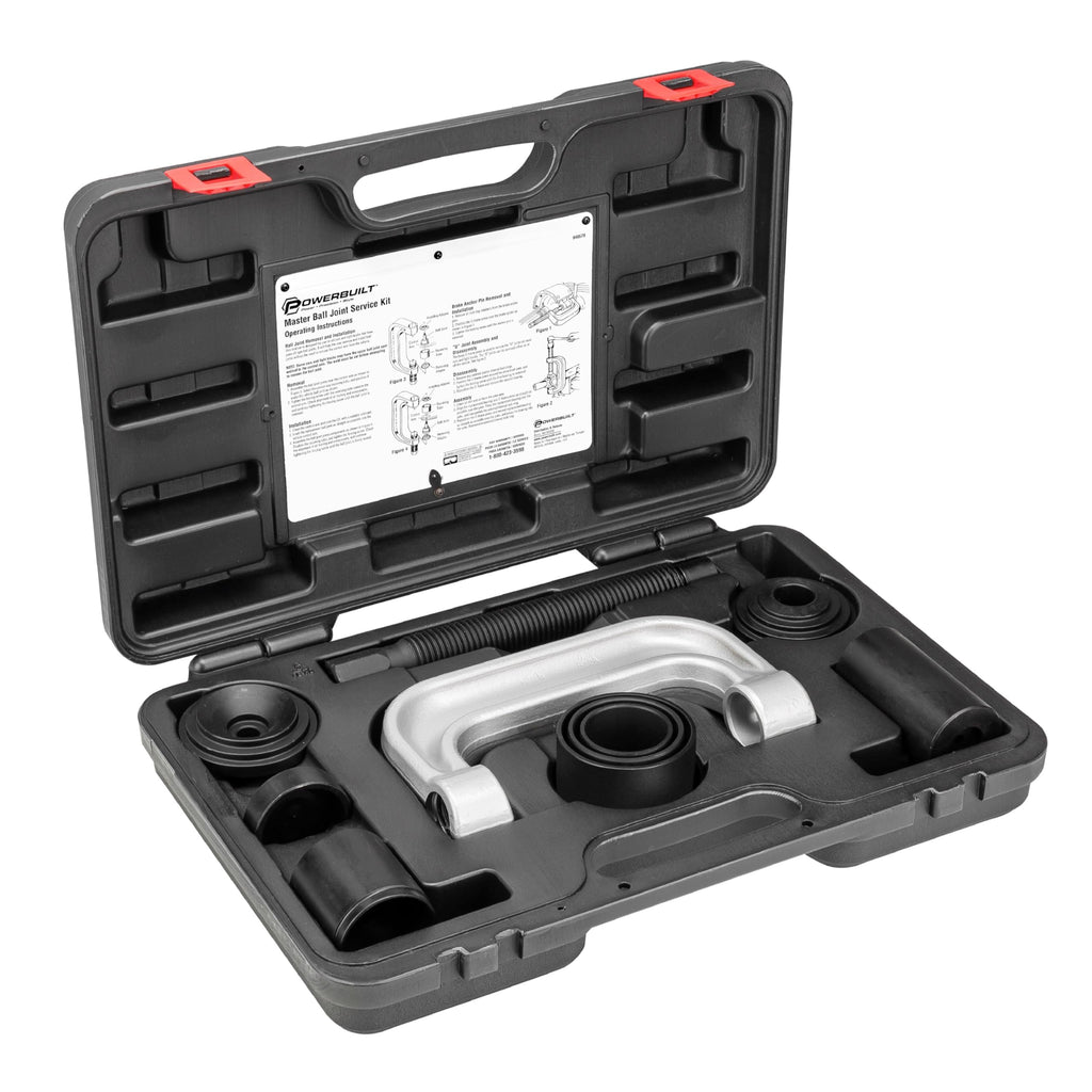 10 Piece Ball Joint Service Tool Kit with Storage Case L323
