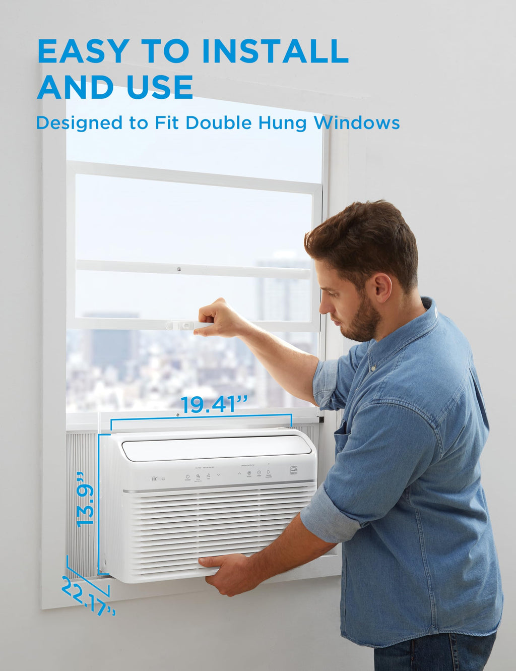 12,000 BTU Smart Inverter Air Conditioner with Heat and Dehumidifier O71002