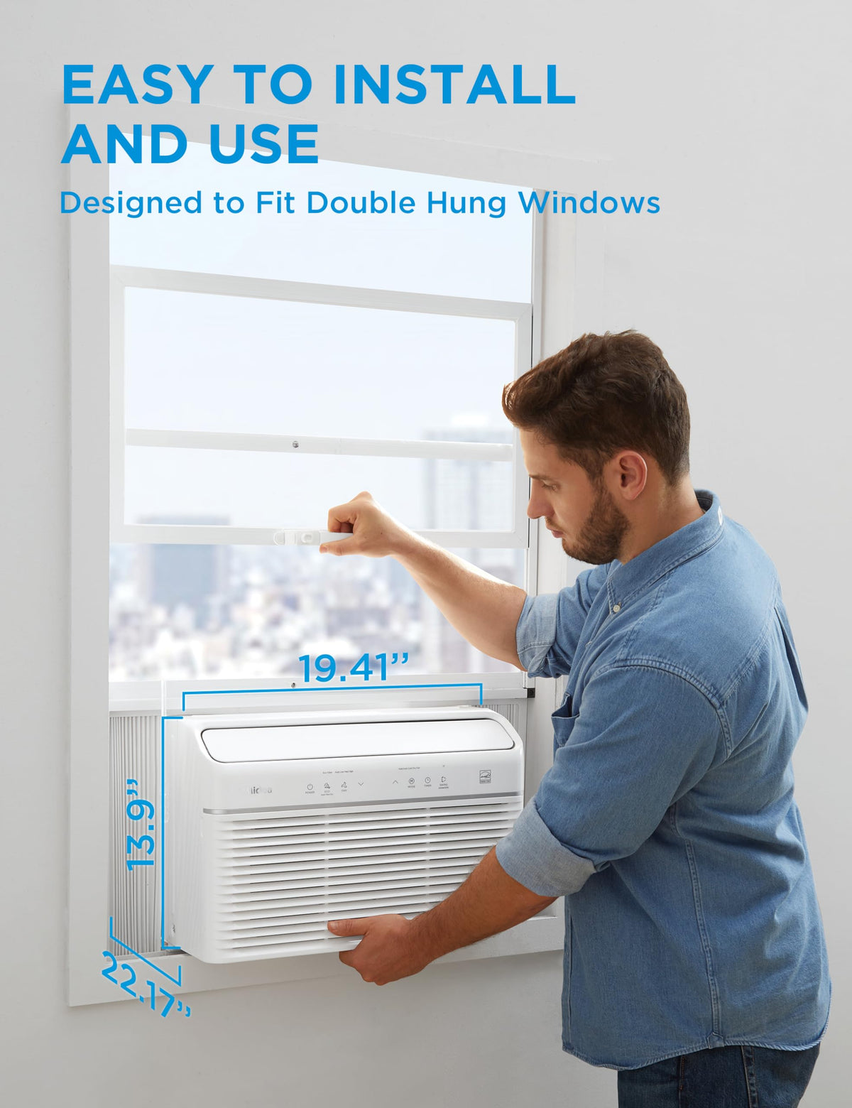 12,000 BTU Smart Inverter Air Conditioner with Heat and Dehumidifier O71002