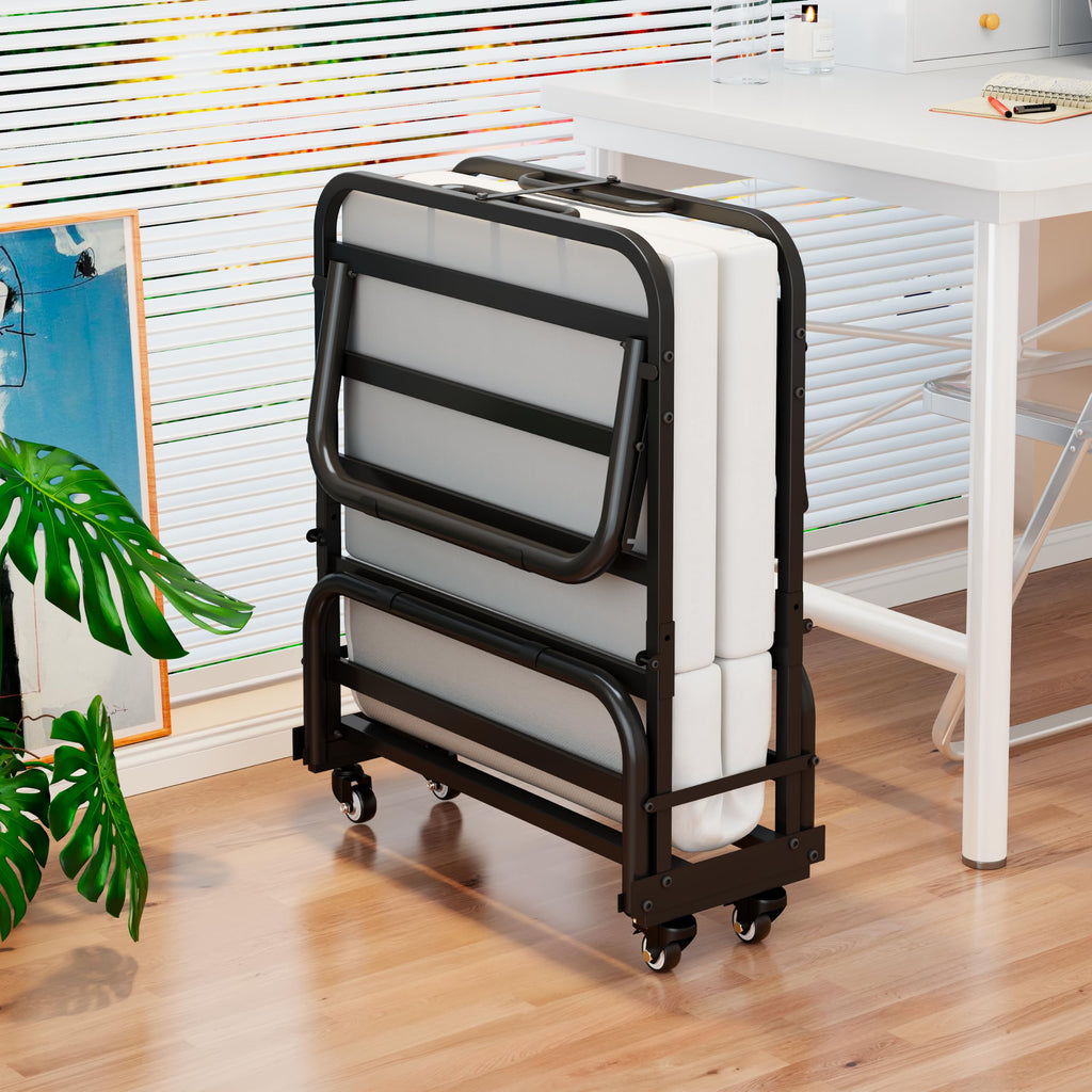 Folding Bed on Wheels Z755470