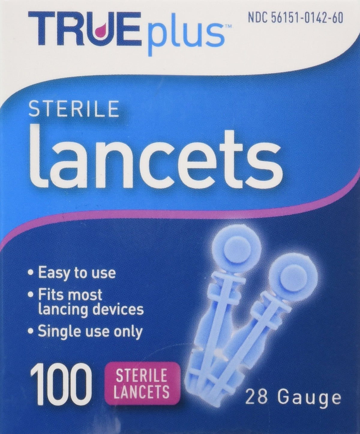 Sterile Lancets 28 Gauge 100 Count P659