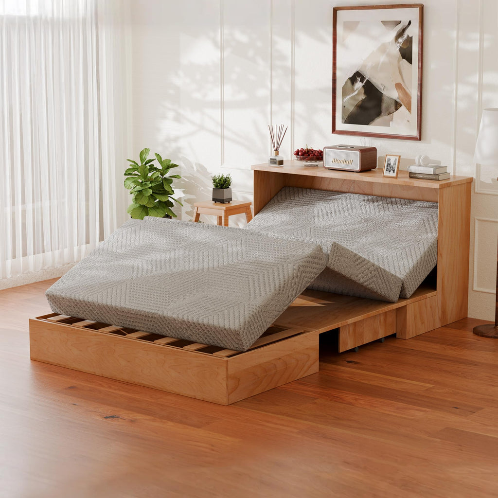6 inch Twin Memory Foam Folding Mattress T439