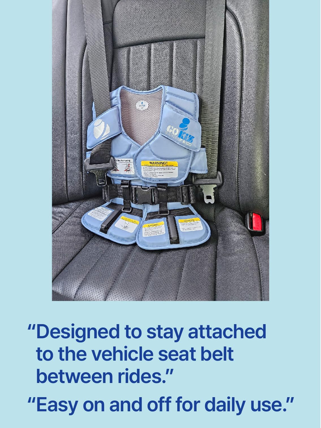 Lightweight Portable Child Restraint Vest Z499
