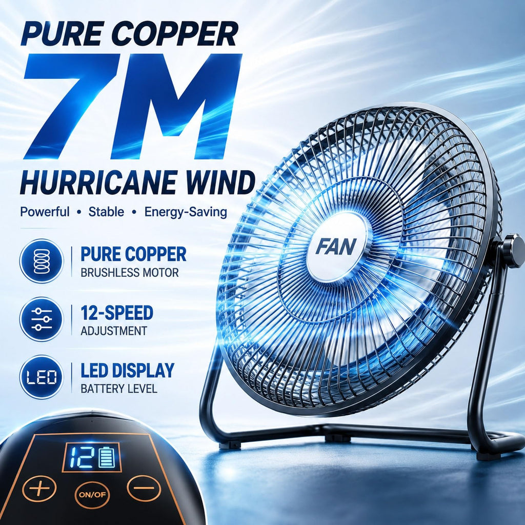 Metal Floor & Box Fan J5111