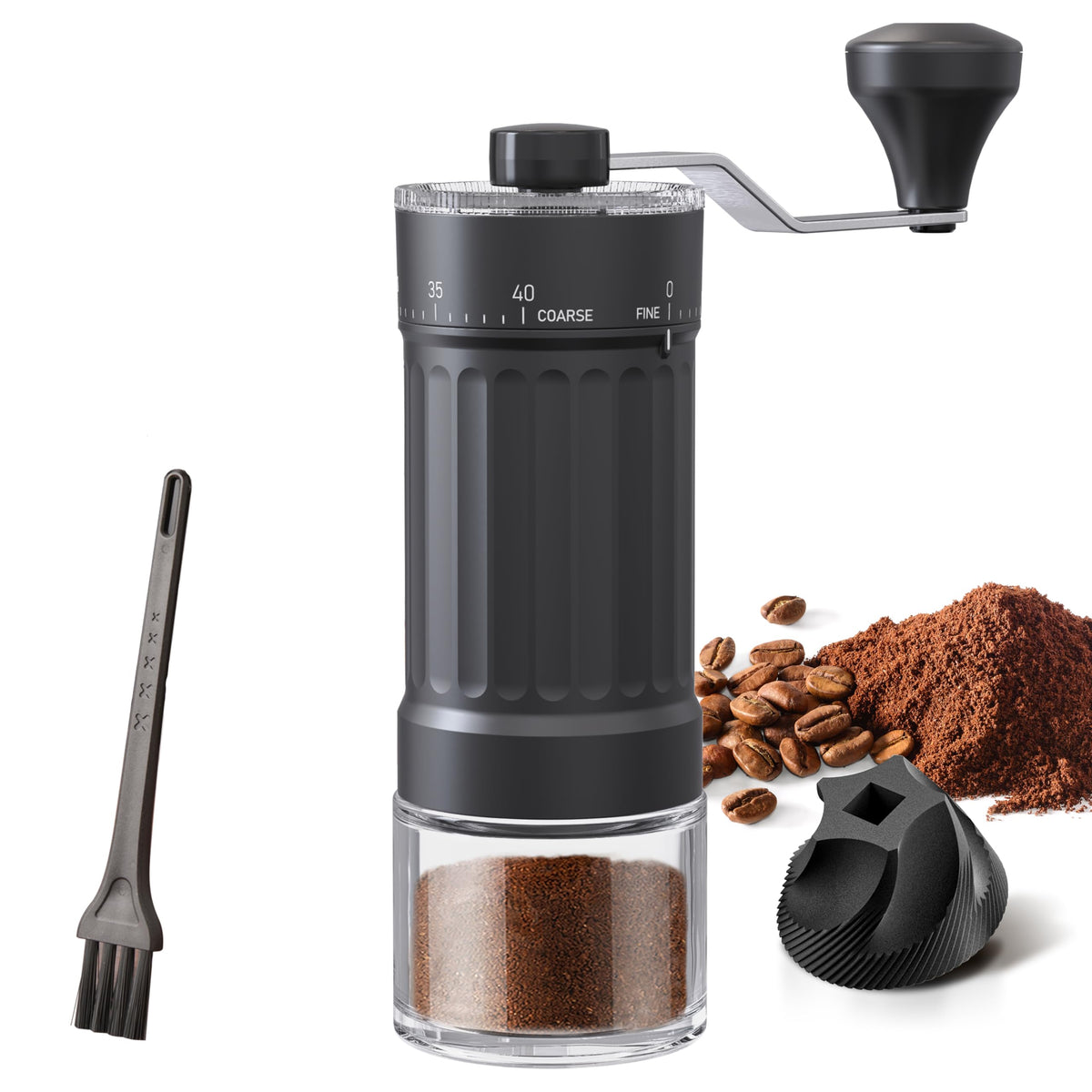 Portable Conical Burr Coffee Grinder 25g Ceramic Burrs X2622
