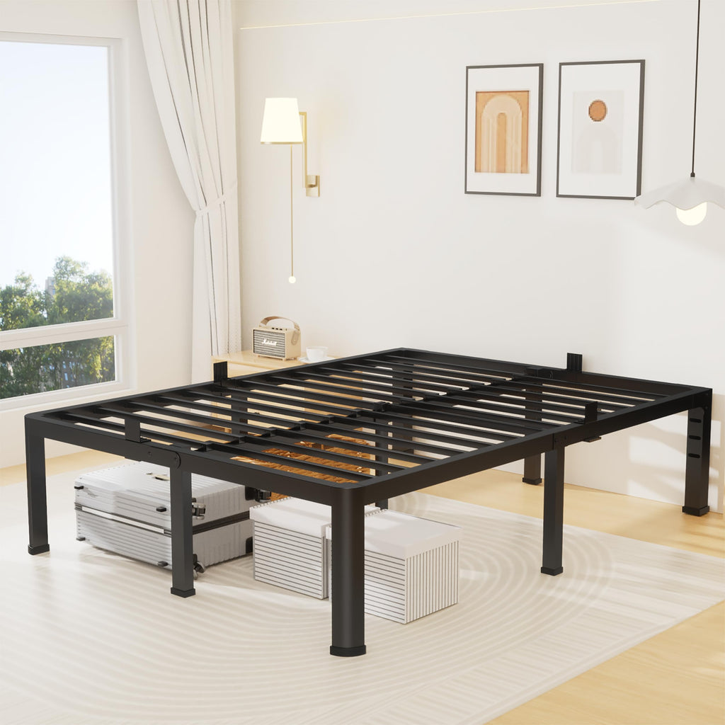 18 Inch Queen Size Metal Platform Bed Frame L7906