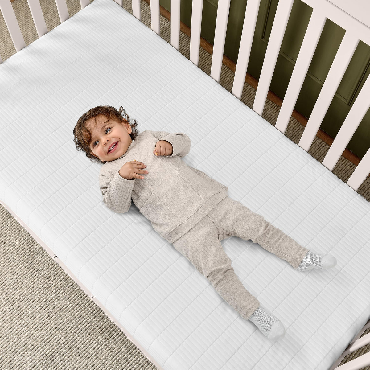 Dual Sided Baby Crib and Toddler Mattress S3068